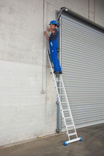 STABILO Lépcsőfokos támasztólétra + S, egyrészes, 12 lépcsőfok