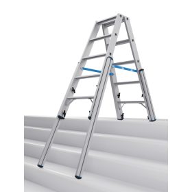 STABILO KÉTOLDALON JÁRHATÓ TELESZKÓPOS LÉTRA 2X5