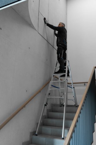 STABILO KÉTOLDALON JÁRHATÓ TELESZKÓPOS LÉTRA 2X6