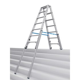 STABILO KÉTOLDALON JÁRHATÓ TELESZKÓPOS LÉTRA 2X7