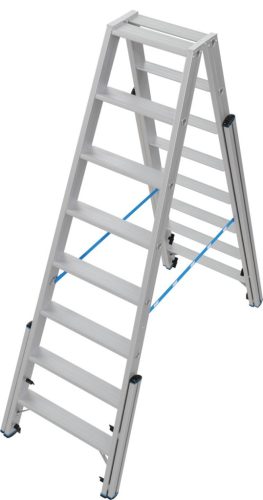 STABILO KÉTOLDALON JÁRHATÓ TELESZKÓPOS LÉTRA 2X8