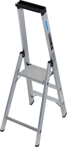 STABILO Állólétra magas kapaszkodókerettel,1x3 lépcsőfok, 225 kg