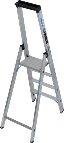 STABILO Állólétra magas kapaszkodókerettel,1x4 lépcsőfok, 225 kg