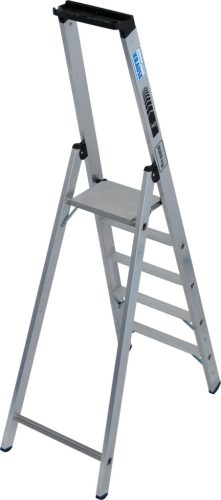 STABILO Állólétra magas kapaszkodókerettel,1x5 lépcsőfok, 225 kg