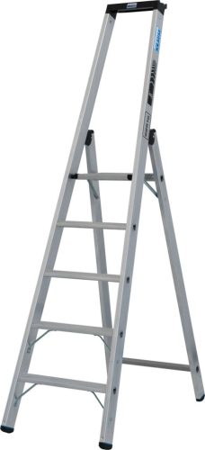STABILO Állólétra magas kapaszkodókerettel,1x5 lépcsőfok, 225 kg