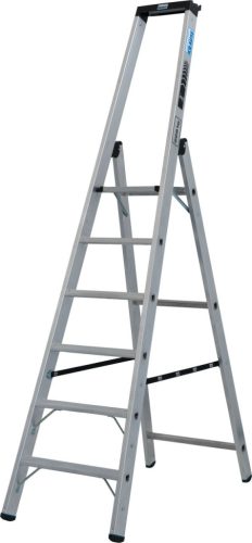 STABILO Állólétra magas kapaszkodókerettel,1x6 lépcsőfok, 225 kg