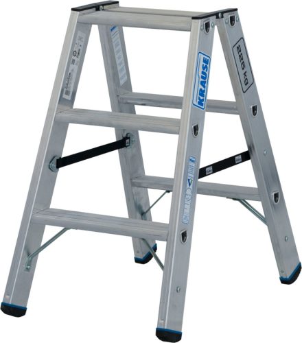 STABILO Két oldalon járható létra, 2x3 lépcsőfok, 225 kg