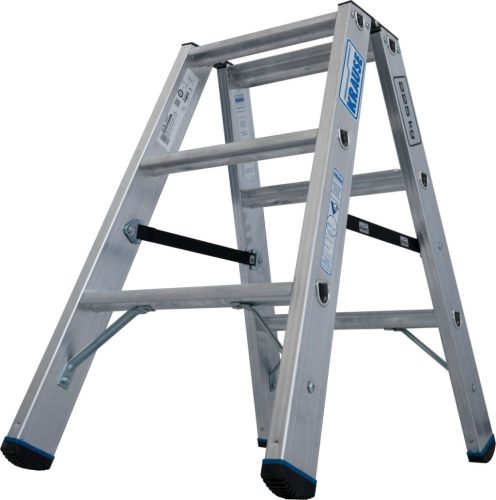 STABILO Két oldalon járható létra, 2x3 lépcsőfok, 225 kg