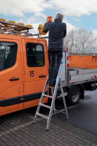 STABILO Állólétra 1x4 R13 lépcsőfokokkal