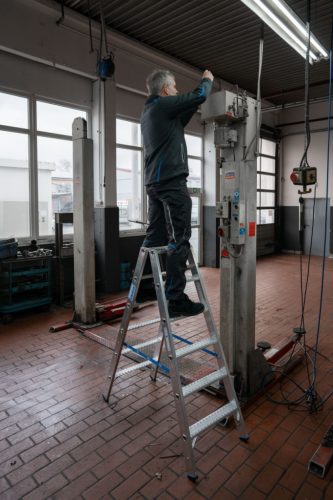 STABILO Két oldalon járható létra 2x6 R13 lépcsőfokokkal