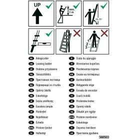 STABILO Támasztólétrák információs címke (CsE5)