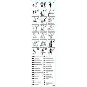 STABILO Többcélú létrák információs címke (CsE5)