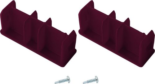 CORDA Felső szárlezáró (párban) 77x25mm, sokcélú és húzóköteles létrához, lila