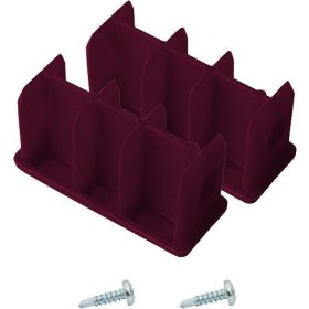 CORDA Felső szárlezáró (párban) 64x25 mm, lila