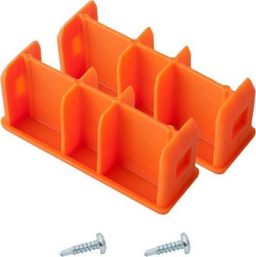 MONTO Felső szárlezáró (párban) 77x25 mm, narancs, MONTO toló- és többcélú létrához