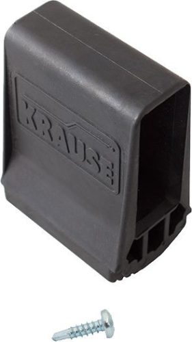 Vezetőképes kitámasztó lábdugó 64x25 mm, fekete