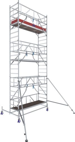 STABILO Gurulóállvány 10-es sorozat, mezőhossz 2,50 m, munkamagasság kb. 7,40 m