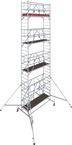 STABILO Gurulóállvány 10-es sorozat, mezőhossz 2,50 m, munkamagasság kb. 9,40 m