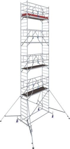 STABILO Gurulóállvány 10-es sorozat, mezőhossz 2,50 m, munkamagasság kb. 10,40 m