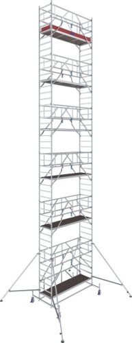 STABILO Gurulóállvány 10-es sorozat, mezőhossz 2,50 m, munkamagasság kb. 13,40 m