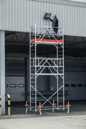 STABILO Gurulóállvány 100-as sorozat, mezőhossz 2,00 m, munkamagasság kb. 6,50 m