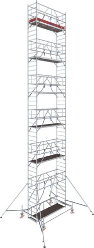 STABILO Gurulóállvány 100-as sorozat, mezőhossz 2,50 m, munkamagasság kb. 13,50 m
