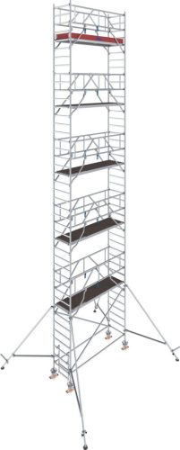 STABILO Gurulóállvány 1000-es sorozat,  mezőhossz 2,50 m, munkamagasság kb. 12,30 m