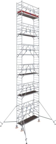 STABILO Gurulóállvány 1000-es sorozat,  mezőhossz 2,50 m, munkamagasság kb. 13,30 m