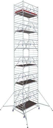 STABILO Gurulóállvány 50-es sorozat, mezőhossz 2,50 m, munkamagasság kb. 13,40 m