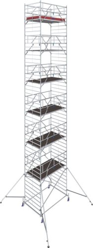 STABILO Gurulóállvány 50-es sorozat, mezőhossz 2,50 m, munkamagasság kb. 14,40 m