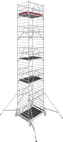 STABILO Gurulóállvány 500-as sorozat, mezőhossz 2,00 m, munkamagasság kb. 11,50 m