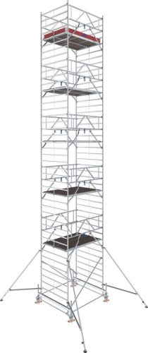STABILO Gurulóállvány 500-as sorozat, mezőhossz 2,00 m, munkamagasság kb. 12,50 m