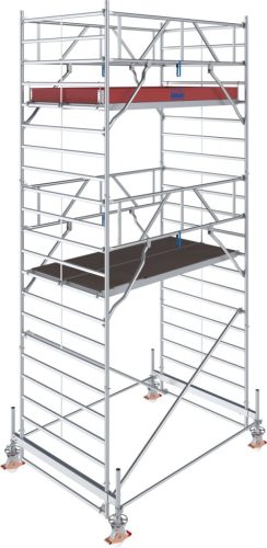 STABILO Gurulóállvány 500-as sorozat, mezőhissz 2,50 m, munkamagasság kb. 6,50 m