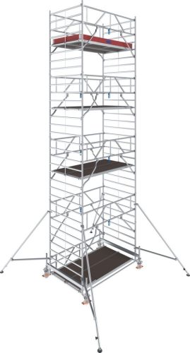 STABILO Gurulóállvány 500-as sorozat, mezőhissz 2,50 m, munkamagasság kb. 9,50 m