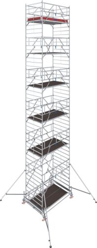 STABILO Gurulóállvány 500-as sorozat, mezőhissz 2,50 m, munkamagasság kb. 13,50 m
