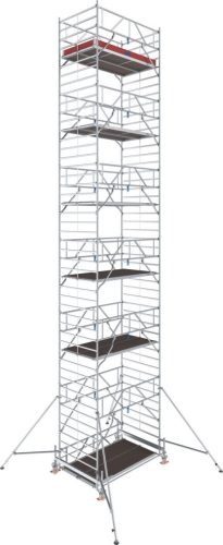 STABILO Gurulóállvány 500-as sorozat, mezőhissz 2,50 m, munkamagasság kb. 13,50 m