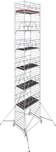 STABILO Gurulóállvány 500-as sorozat, mezőhissz 2,50 m, munkamagasság kb. 14,50 m