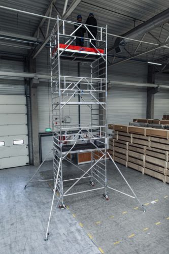 STABILO Gurulóállvány 5000-es sorozat, mezőhossz 2,00 m, munkamagasság kb. 8,30 m