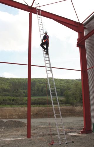 STABILO Létrafokos húzóköteles létra, kétrészes, 2x24 létrafok