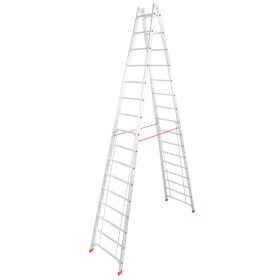   STABILO Létrafokos két oldalon járható létra, 2x16 létrafok