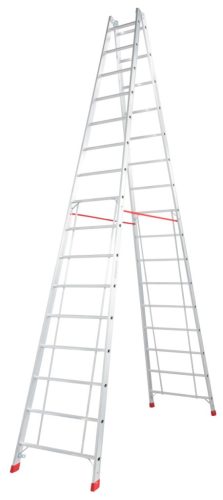 STABILO Létrafokos két oldalon járható létra, 2x16 létrafok