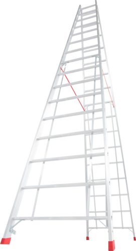 STABILO Létrafokos két oldalon járható létra, 2x16 létrafok