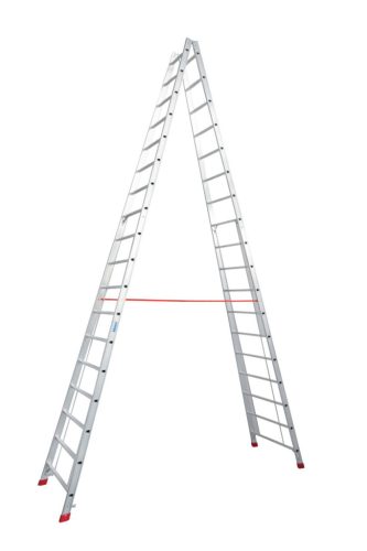 STABILO Létrafokos két oldalon járható létra, 2x18 létrafok