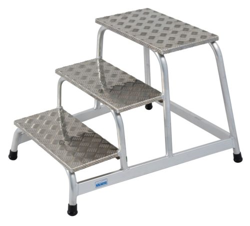 STABILO Szerelődobogó alumíniumból, 1x3 lépcsőfok