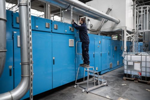 STABILO Gurítható szerelődobogó, 1x4 lépcsőfok