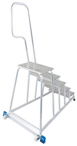 STABILO Gurítható szerelődobogó, 1x5 lépcsőfok