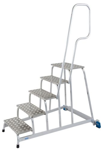 STABILO Gurítható szerelődobogó, 1x5 lépcsőfok