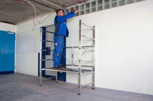 CORDA Összecsukható állvány, munkamagasság: 2,80 m