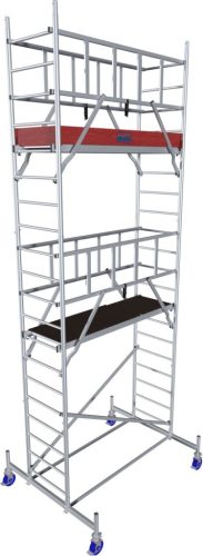 MONTO ProTec alumínium gurulóállvány, munkamagasság kb. 6,30 m