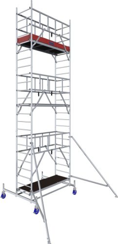 MONTO ProTec alumínium gurulóállvány, munkamagasság kb. 7,30 m
